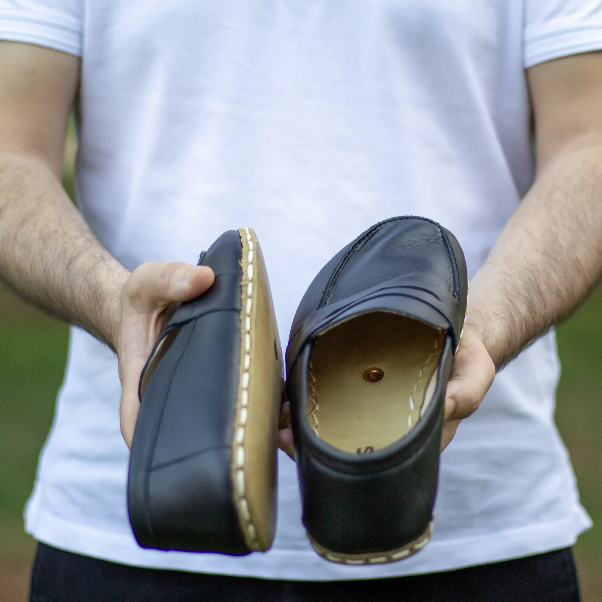 Barefoot Earthing Shoes Black Men
