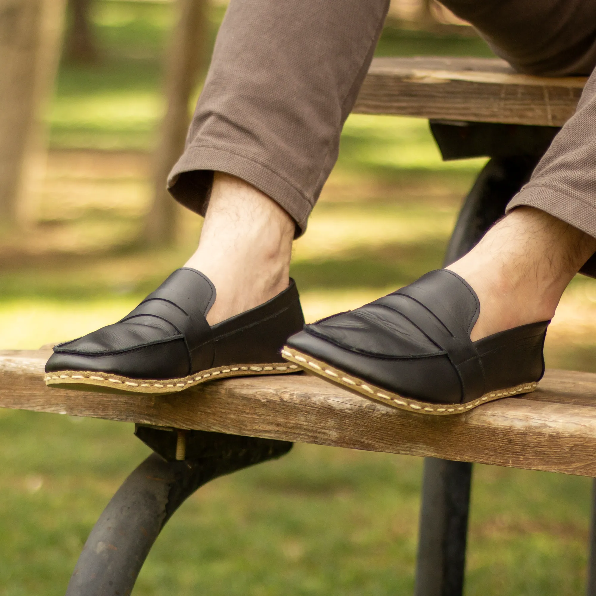 Barefoot Earthing Shoes Black Men