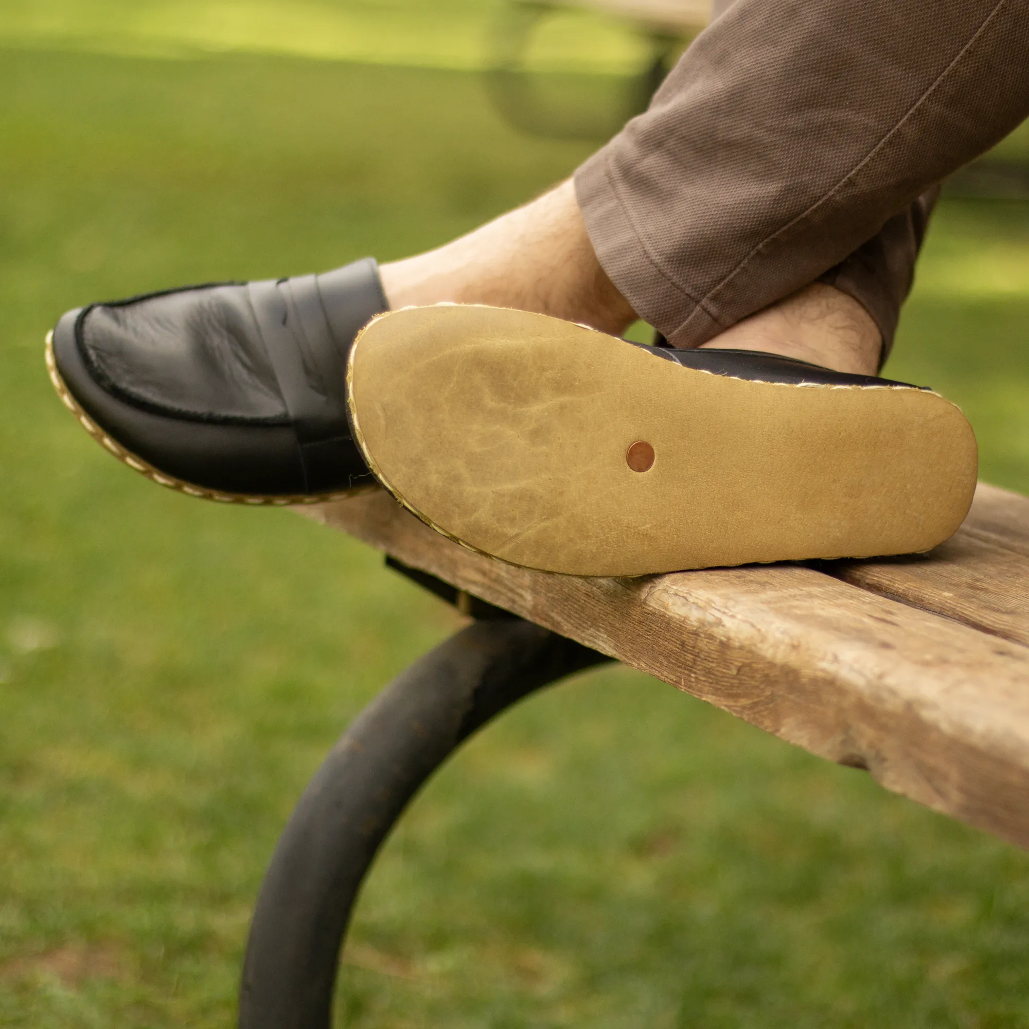 Barefoot Earthing Shoes Black Men
