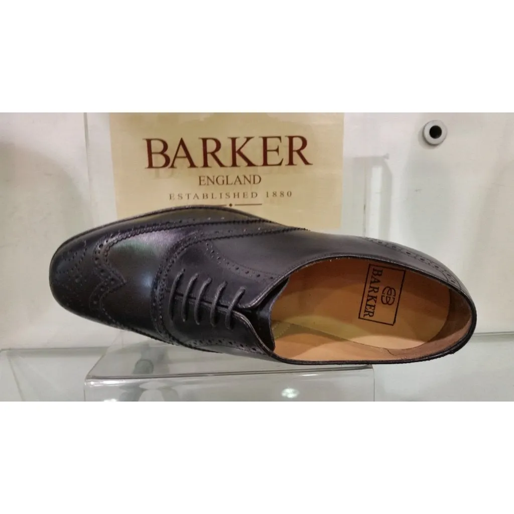 Barker brogue SHOE Glasgow black leather