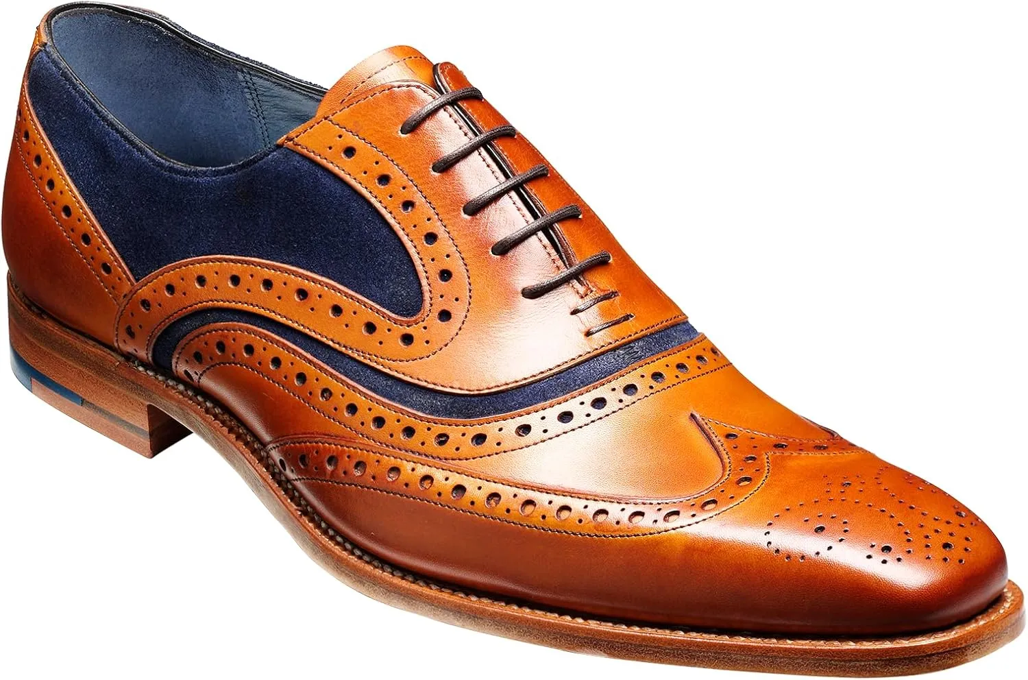 BARKER McClean Men's Handmade Leather Oxford Dress Shoes  Goodyear Welted, Full Leather Sole, Premium Calf Leather  Formal & Business Wear
