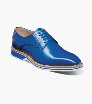 Barringer Plain Toe Oxford-Blue | Stacy Adams False Barringer Plain Toe Oxford-Blue | Stacy Adams Hypoallergenic Insoles