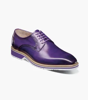Barringer Plain Toe Oxford-Purple | Stacy Adams Comfortable Experience Adaptive Lacing System In-demand Barringer Plain Toe Oxford-Purple | Stacy Adams