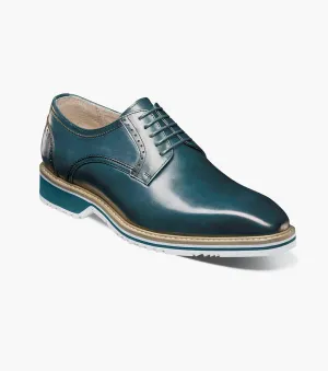 Barringer Plain Toe Oxford-Teal | Stacy Adams Cryptocurrency Barringer Plain Toe Oxford-Teal | Stacy Adams Moisture Management Coating Machine washable