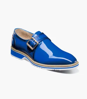 Bartram Plain Toe Monk Strap-Blue | Stacy Adams Shock absorption Bartram Plain Toe Monk Strap-Blue | Stacy Adams toddlers - specific features