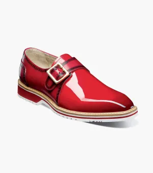 Bartram Plain Toe Monk Strap-Red | Stacy Adams Slip On Mechanism Bartram Plain Toe Monk Strap-Red | Stacy Adams most work