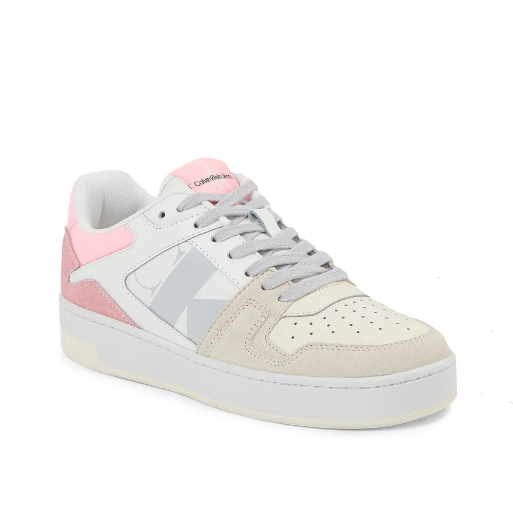 Basket Cupsole Mix Sneakers - White Multi