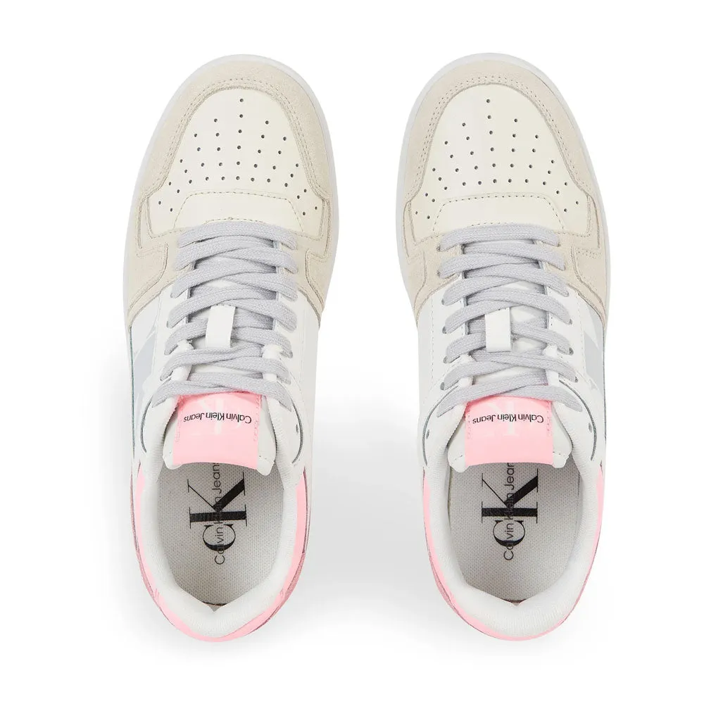 Basket Cupsole Mix Sneakers - White Multi