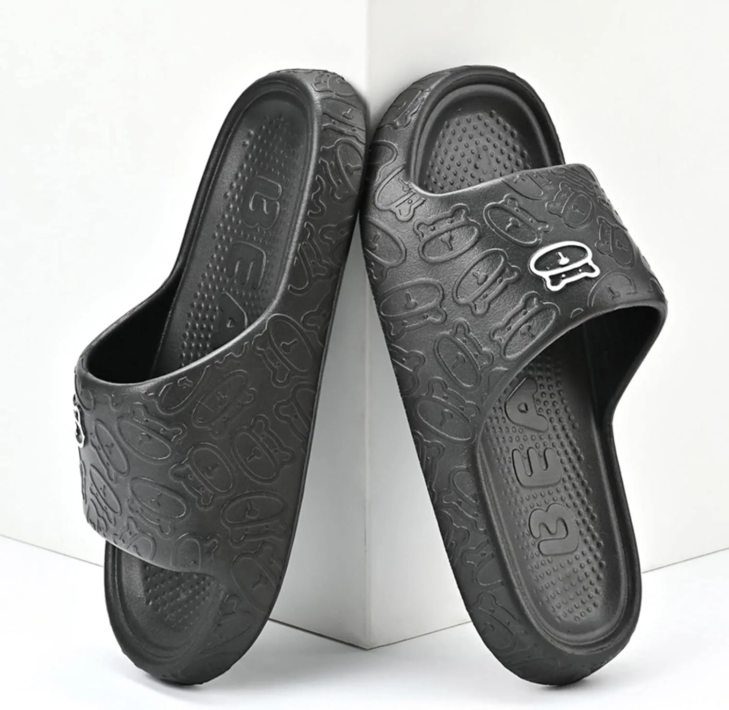 Bathroom Slippers Ultimate Comfort Lightweight Shower Slippers Shower Shoes for Women with Arch Support