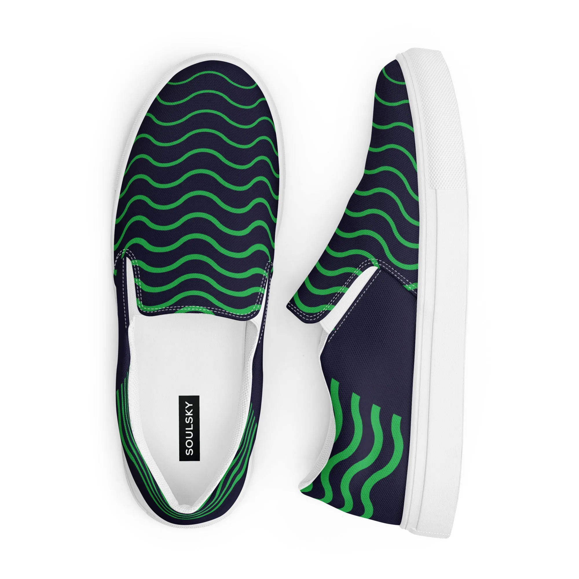 BE LIKE WATER Women’s Slip-On Canvas Shoes