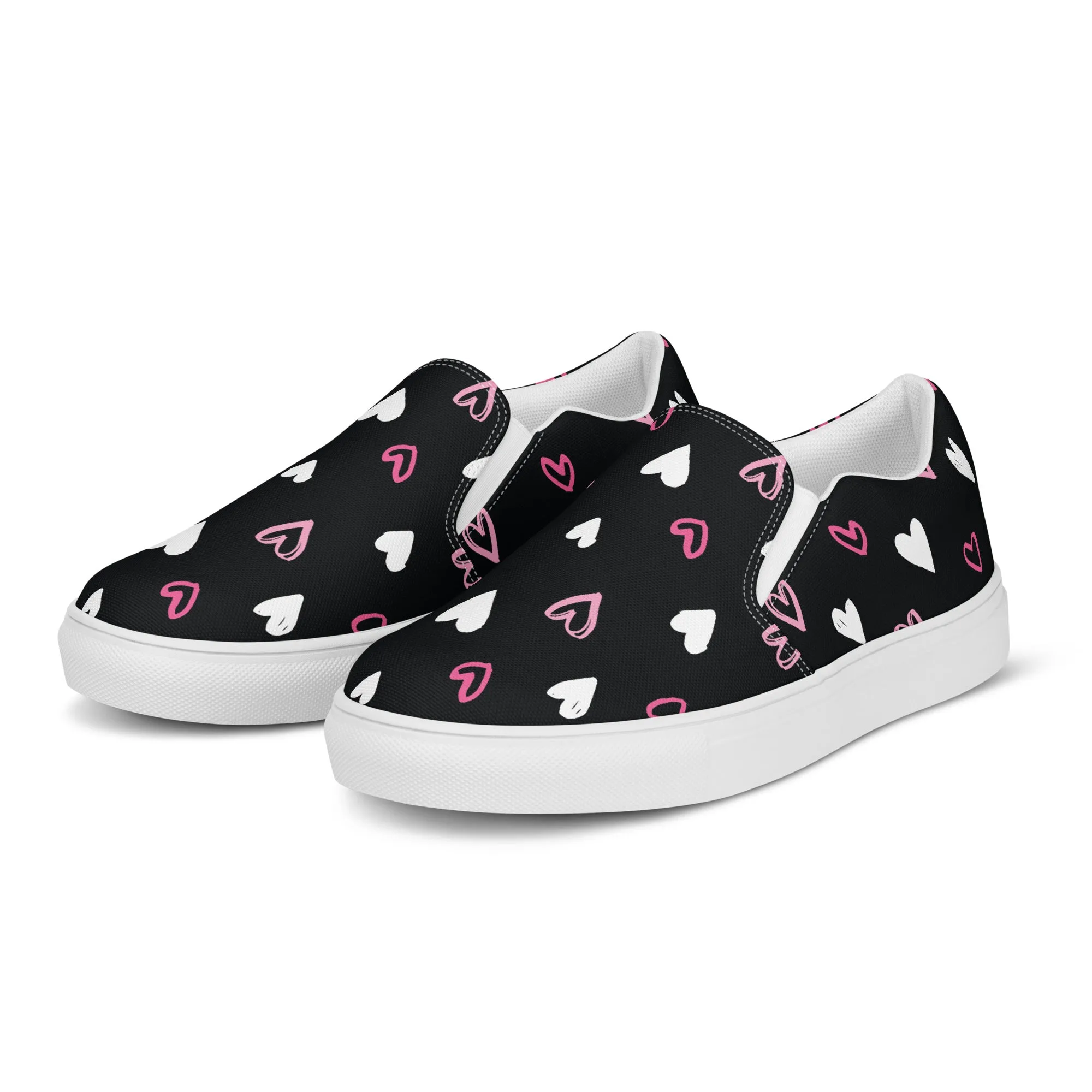 BE MY VALENTINE Men’s Slip-On Canvas Shoes