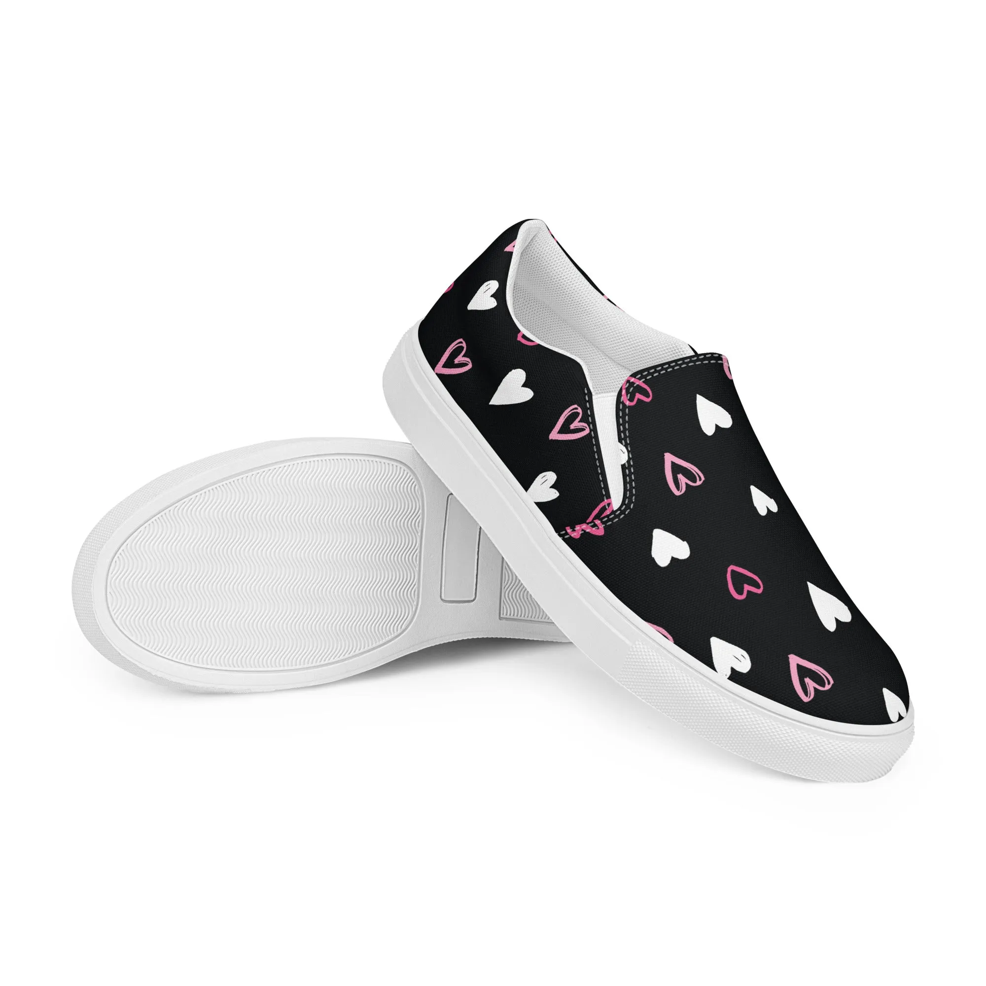 BE MY VALENTINE Men’s Slip-On Canvas Shoes