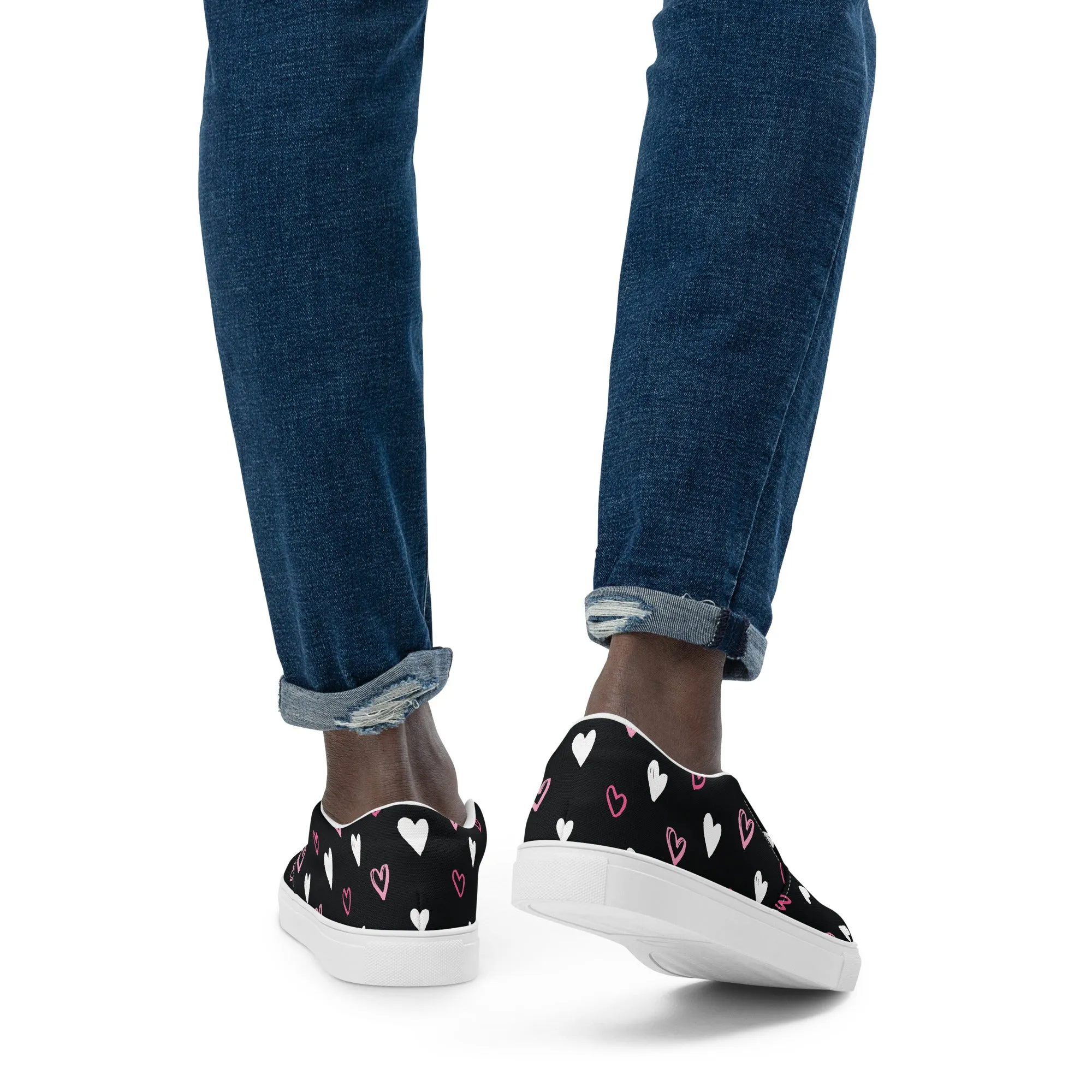BE MY VALENTINE Men’s Slip-On Canvas Shoes