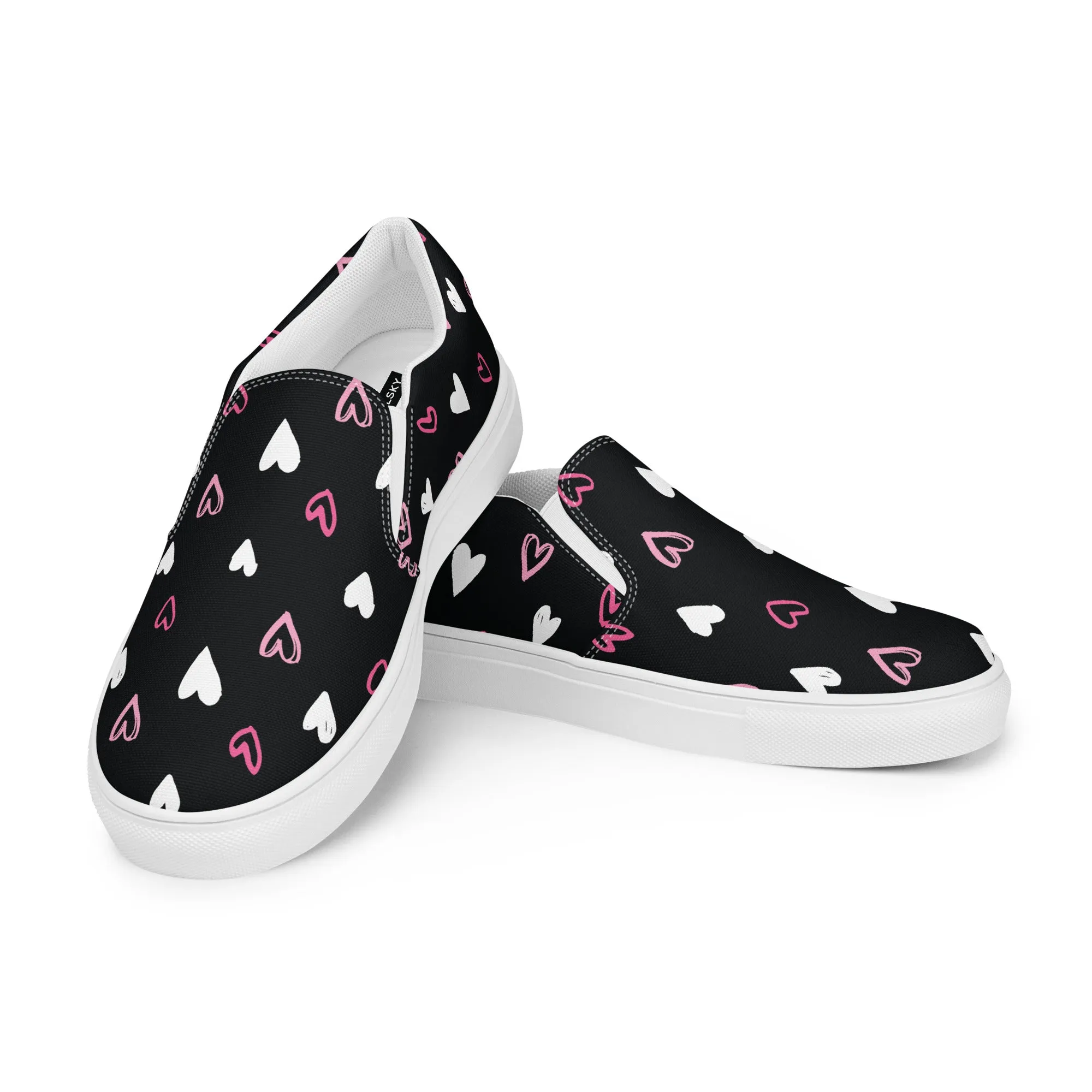 BE MY VALENTINE Men’s Slip-On Canvas Shoes