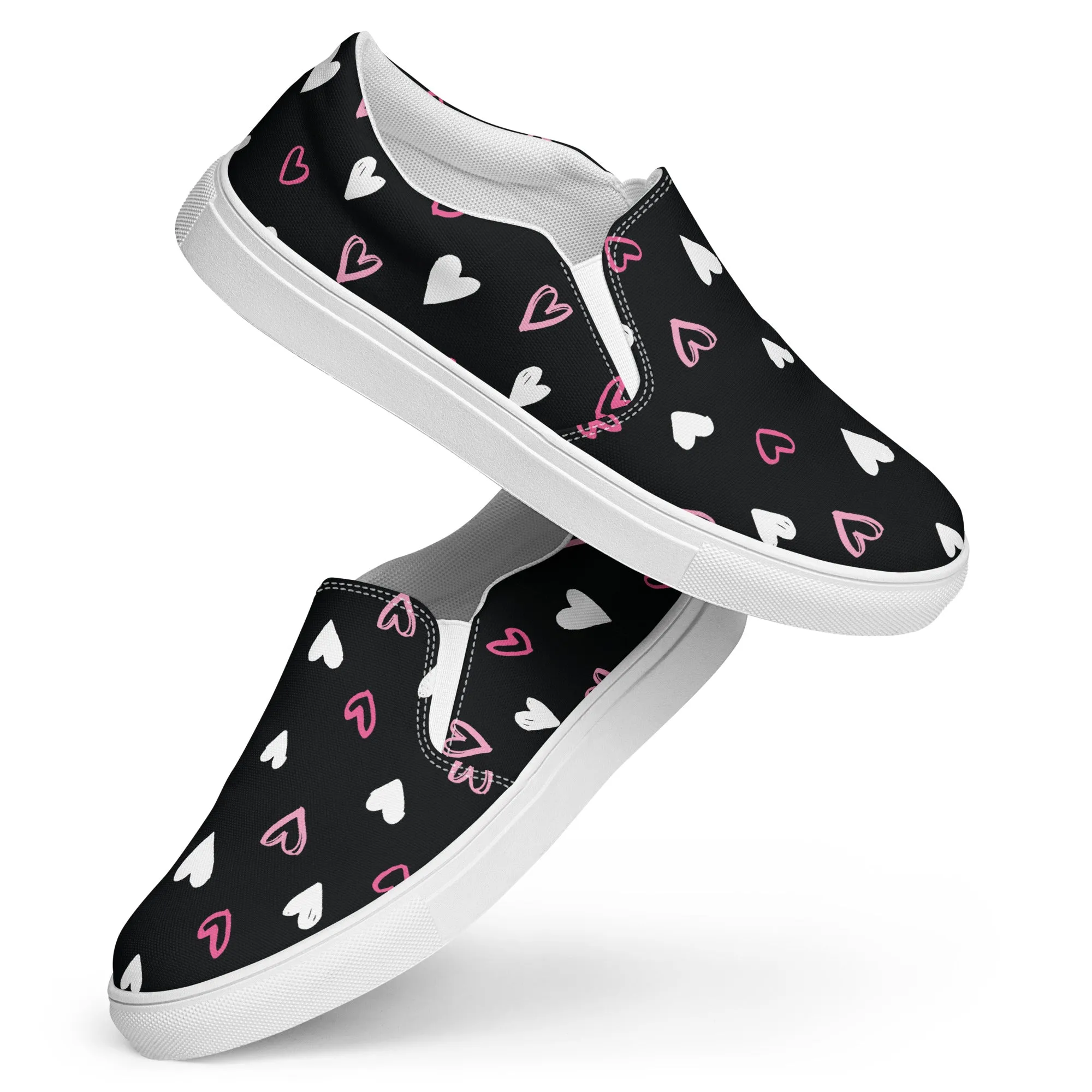 BE MY VALENTINE Men’s Slip-On Canvas Shoes