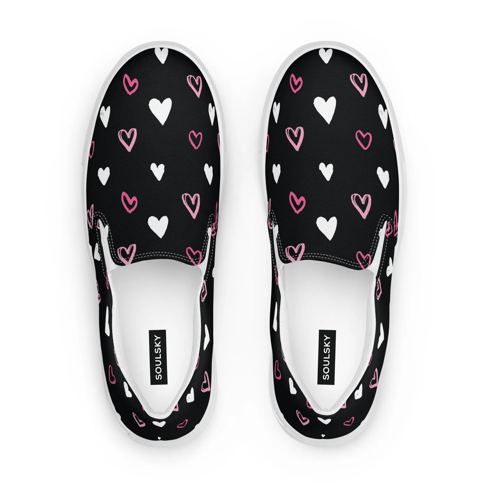 BE MY VALENTINE Men’s Slip-On Canvas Shoes