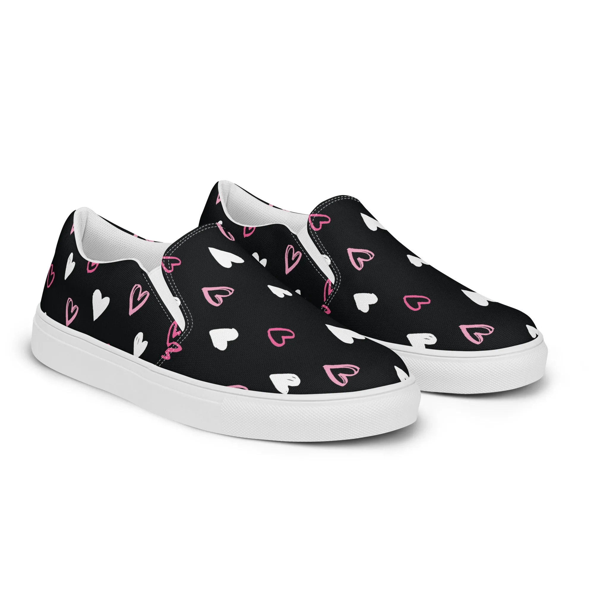 BE MY VALENTINE Men’s Slip-On Canvas Shoes
