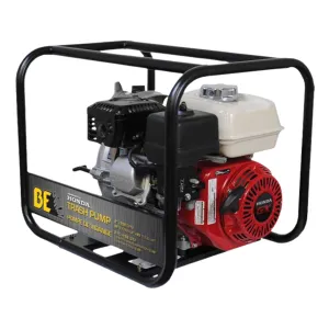 BE TP3013-H 13HP 3" Open Cast Iron Impeller Heavy Duty Trash Pump with 6.1L Honda GX390 Engine (Max 1400LPM/300kPa)