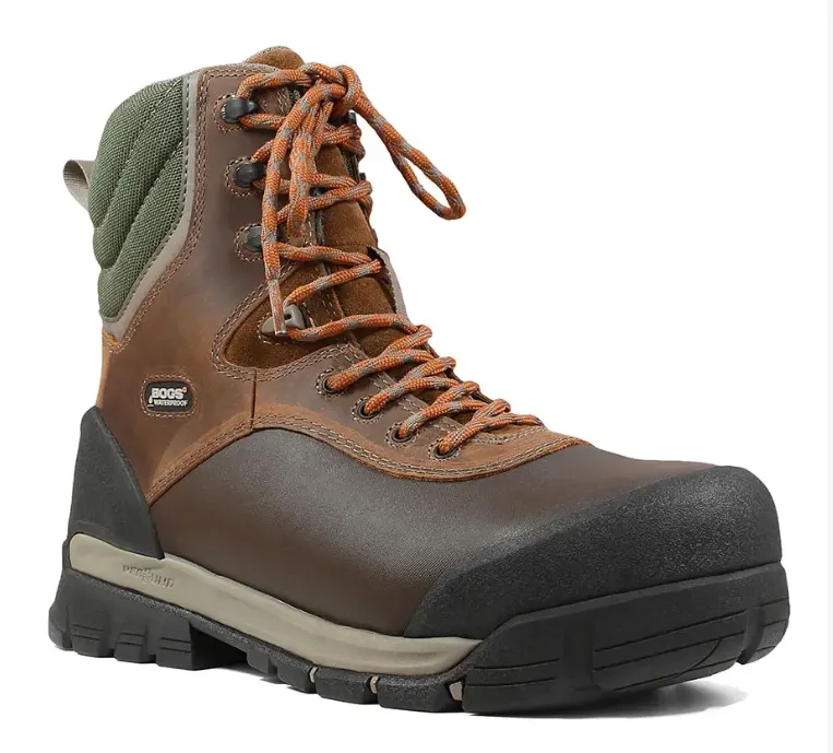 Bedrock Shell 8" Comp Toe - Waterproof Work Men's Boots |Bogs Compression Molding