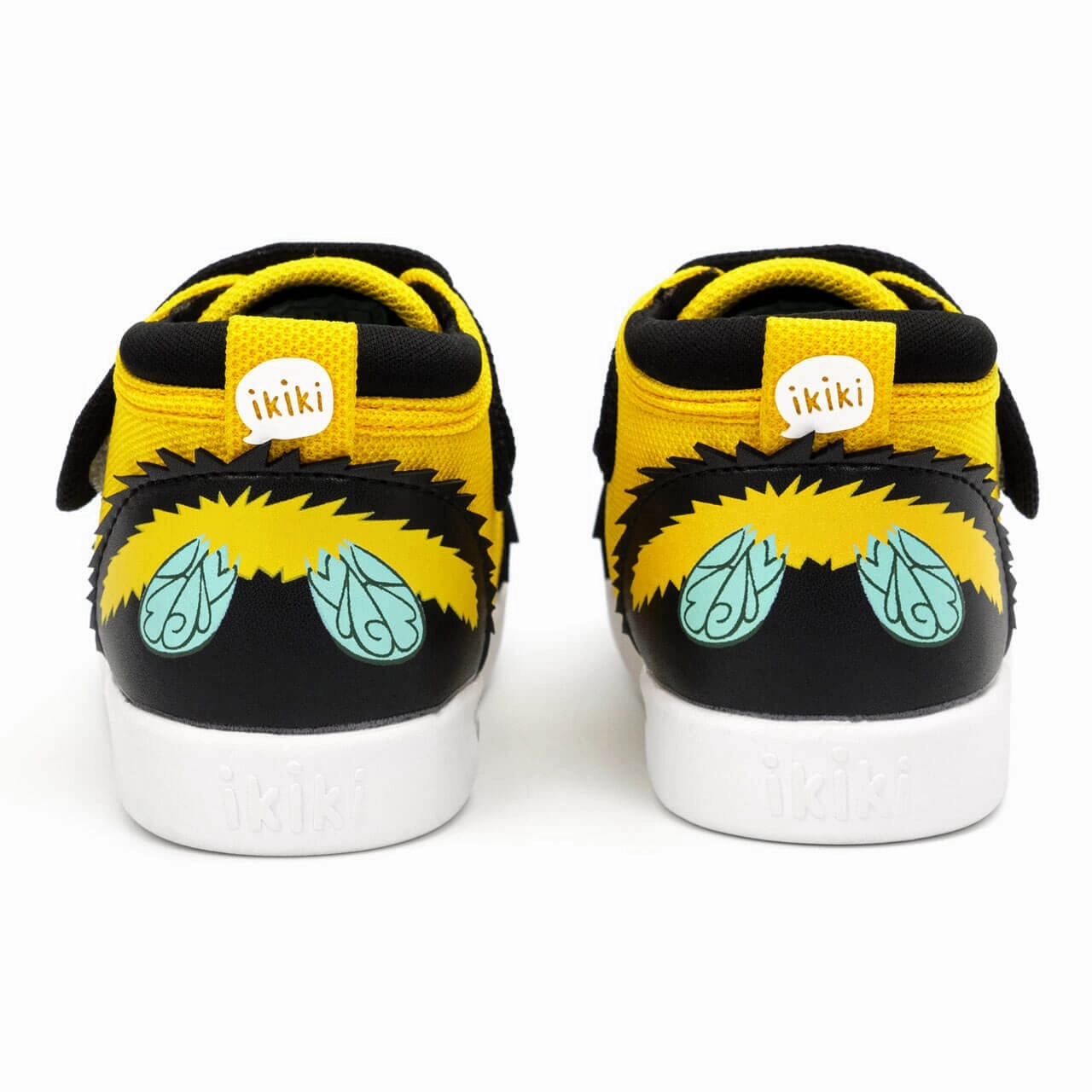 Modern Bee Squeaky Toddler Shoes | Black/Yellow