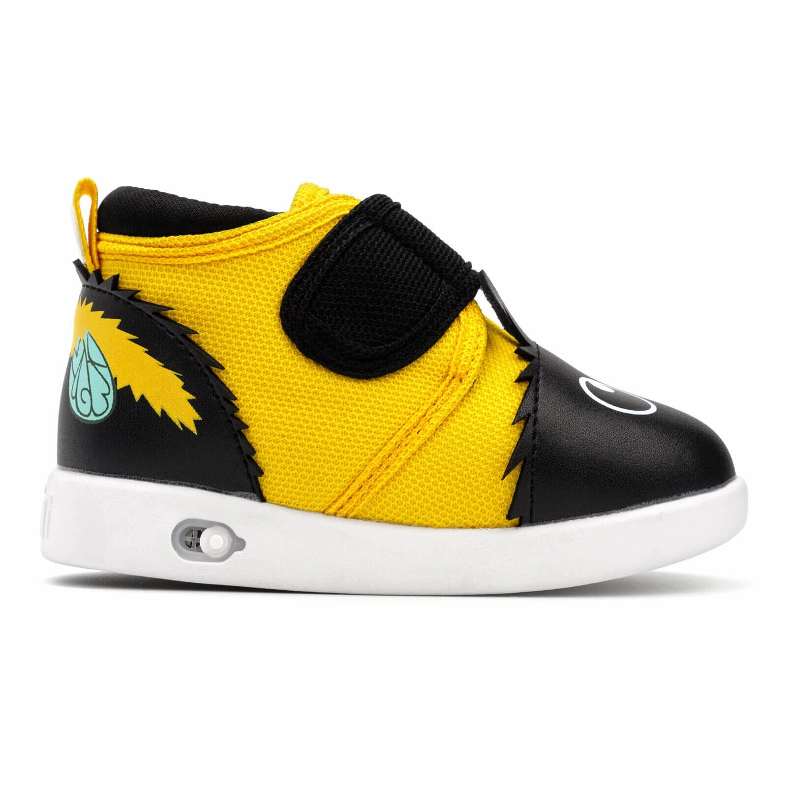 Bee Squeaky Toddler Shoes | Black/Yellow Snow Warm Ultra Light Cushioning