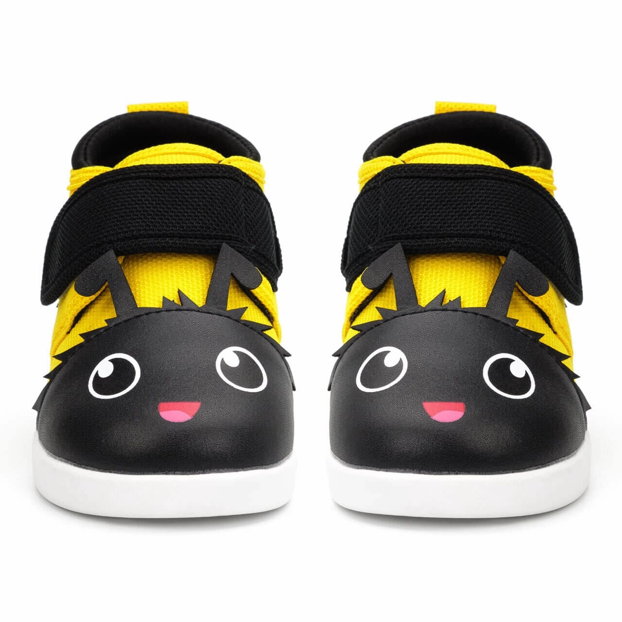 Multi Density Foam Bee Squeaky Toddler Shoes | Black/Yellow