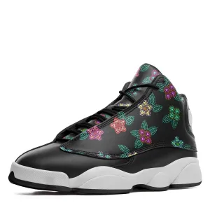Berry Flowers Black Isstsokini Athletic Shoes