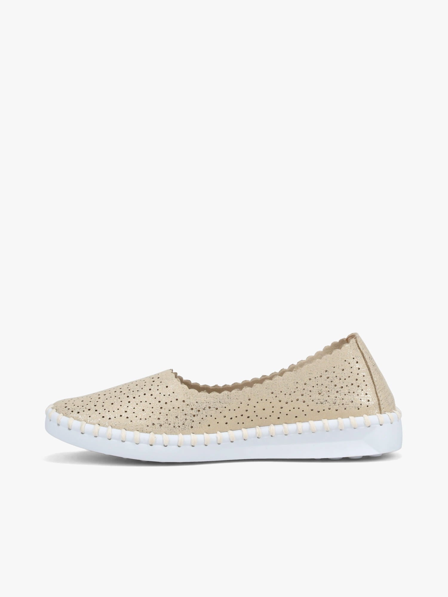 Billy Jean Gold Microfiber Leather Upper Shock Absorbing Midsole
