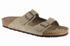 Birkenstock Arizona Suede Leather Taupe Soft Step-Out Birkenstock Arizona Suede Leather Taupe Outdoor shoes Step Control