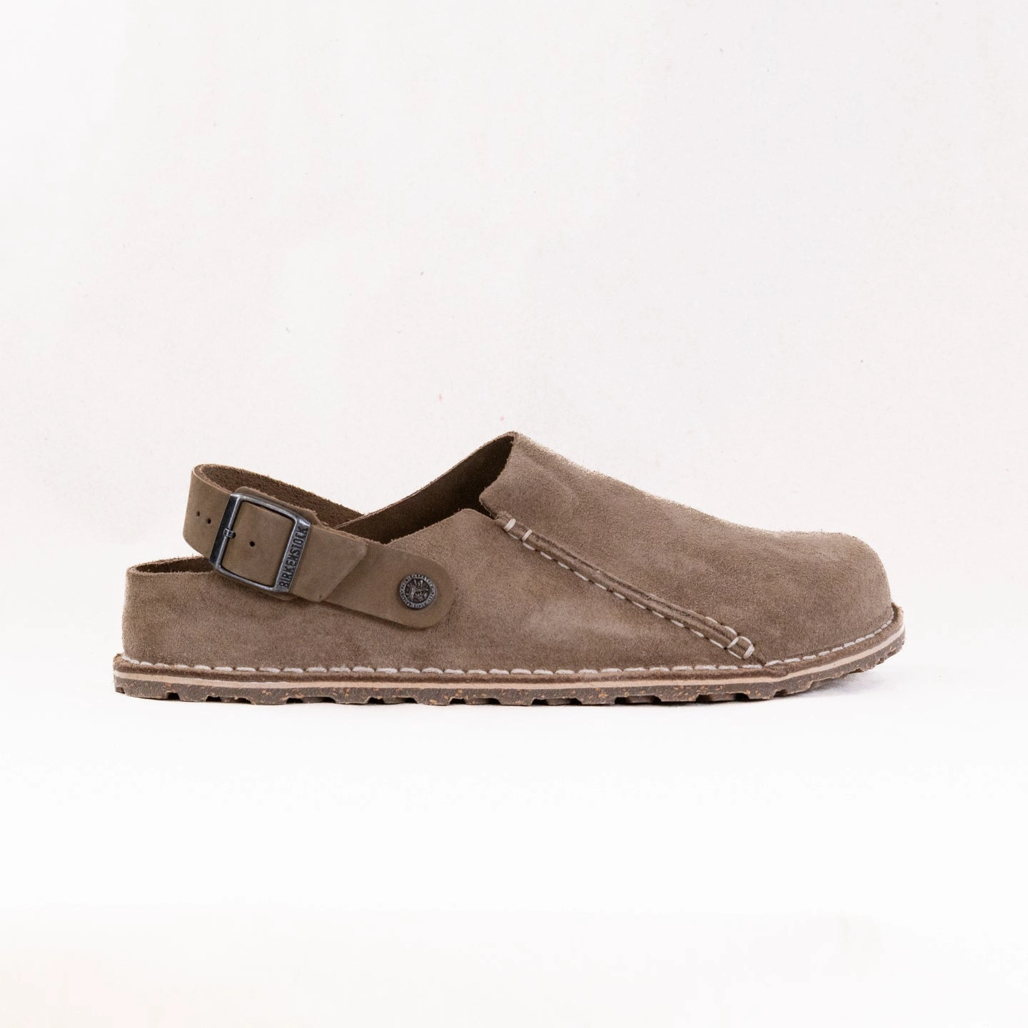 Thermoregulating Insoles Birkenstock Lutry Premium Suede (Men's) - Gray Taupe