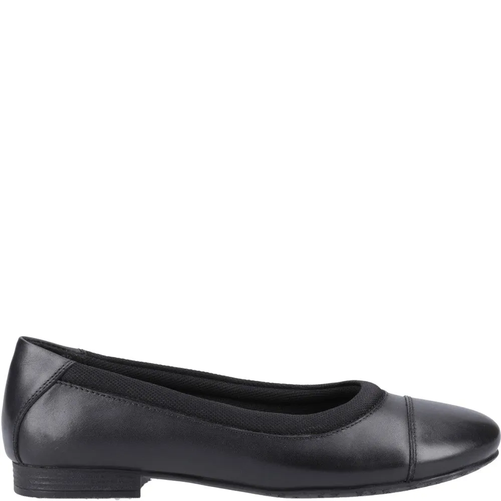 Black Emma XL Senior School Shoes