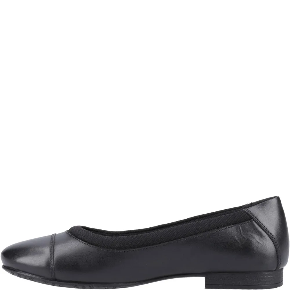 Black Emma XL Senior School Shoes