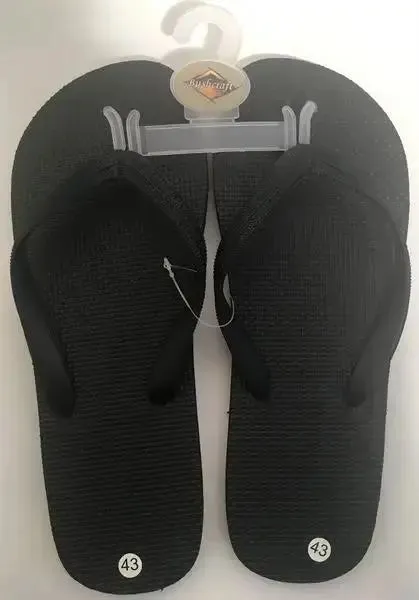 Black Flip Flops - One Size Fits All