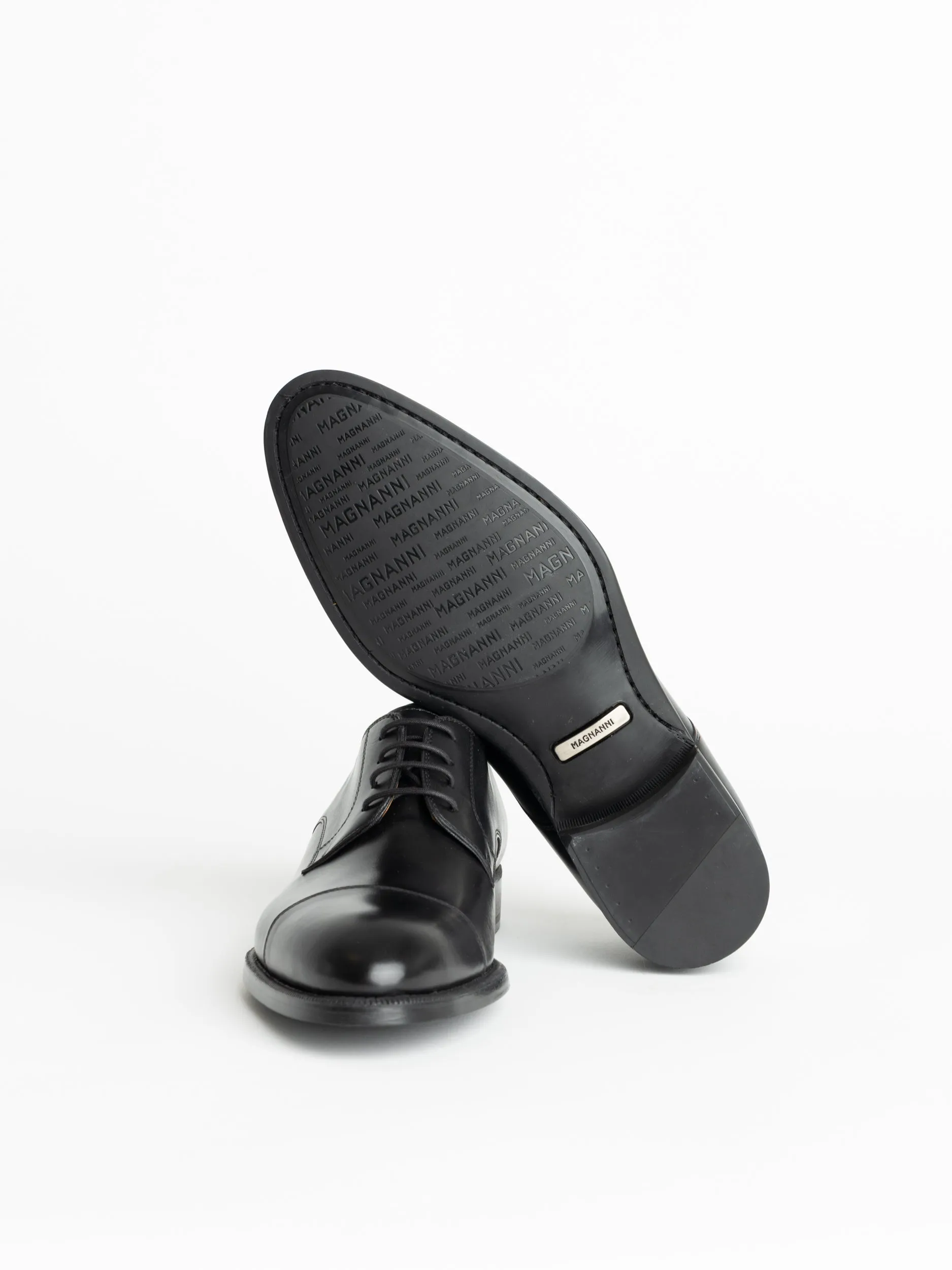Black Leather Harlan Derby