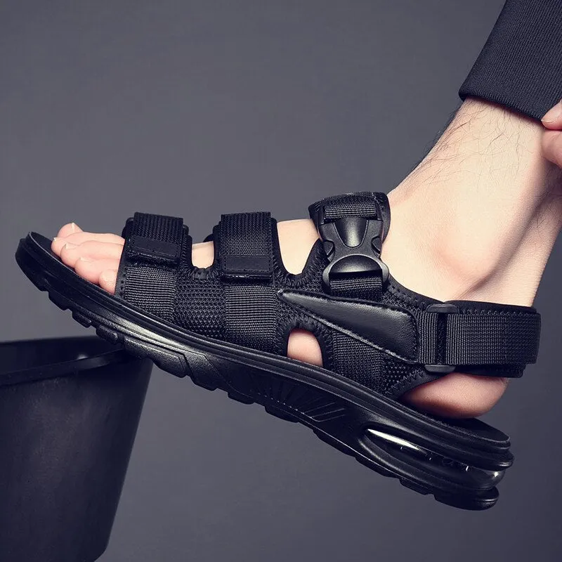 Black Summer Gladiator Sandals