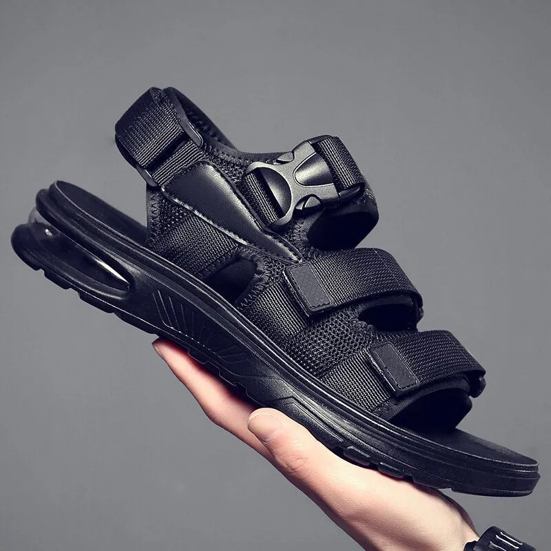 Black Summer Gladiator Sandals
