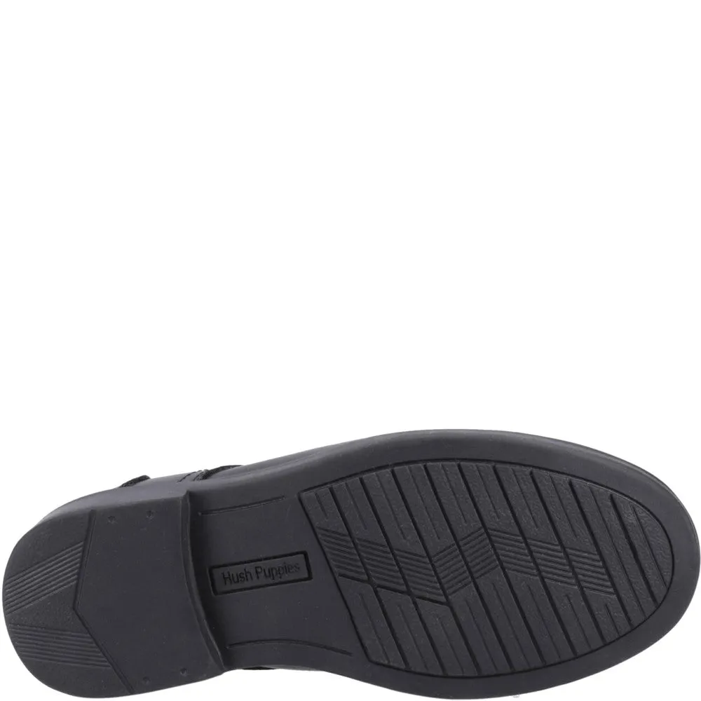 Black Tommy Senior School Shoes