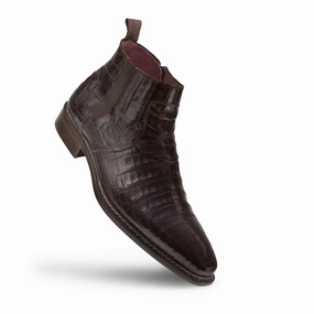 BLACKMORE CROCODILE BOOT | Mezlan Cold resistant Satin Repurposed BLACKMORE CROCODILE BOOT | Mezlan