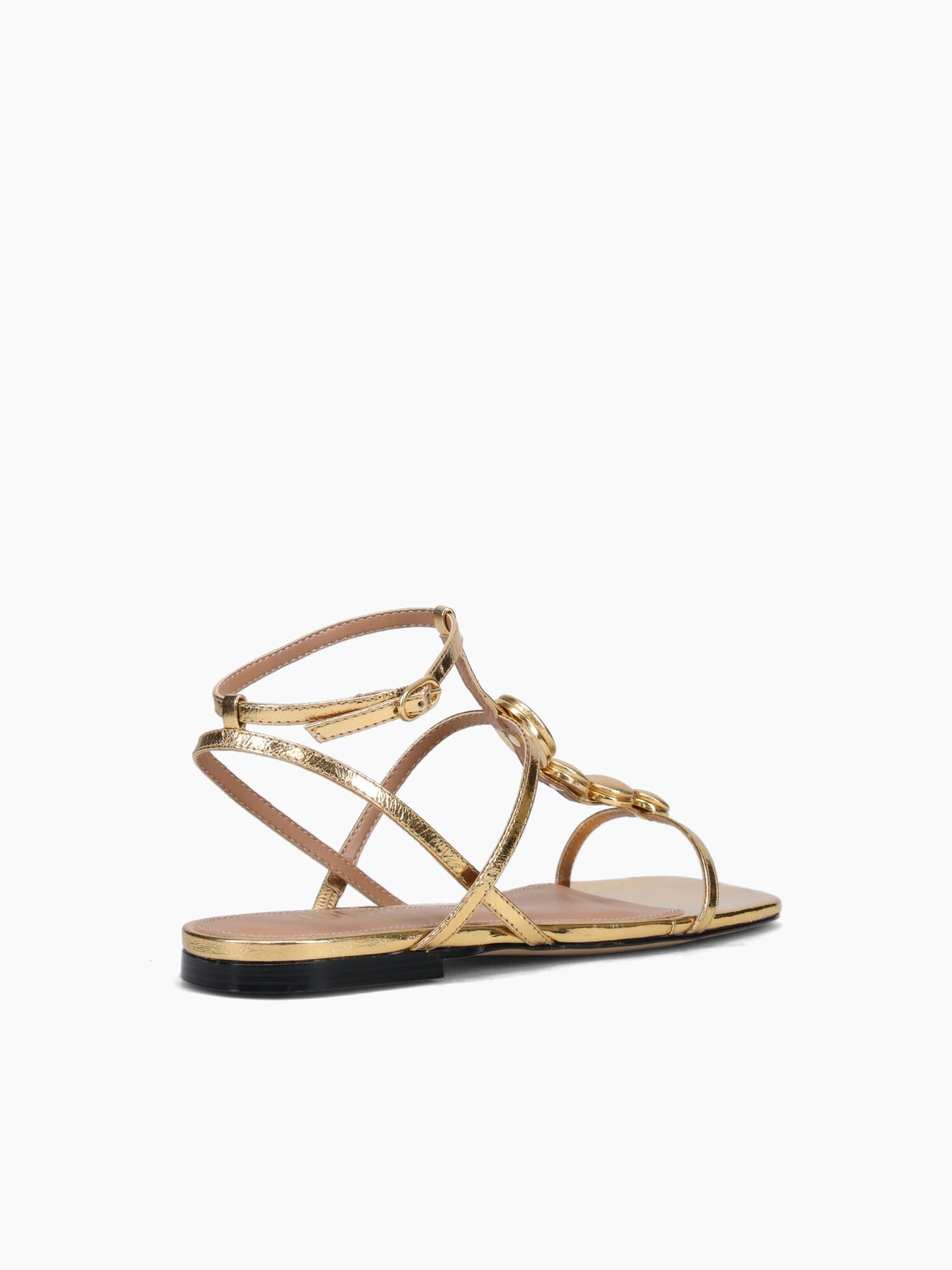 Flexible Vacation Shoes Gana Ouro Metal Bala
