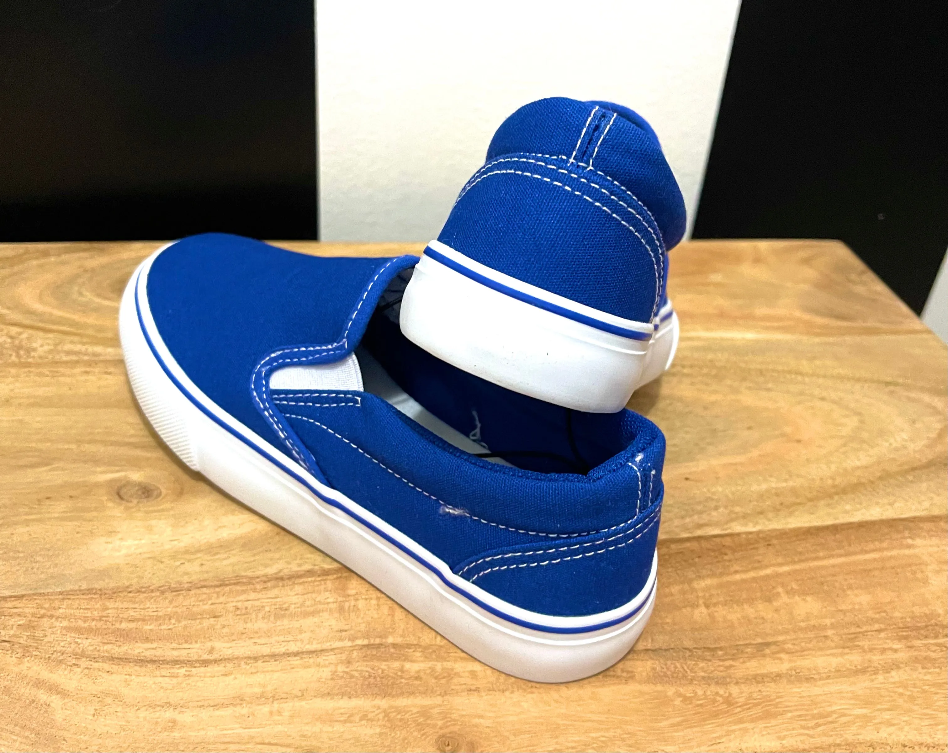 Blue Canvas Kicks- Little Kid 13
