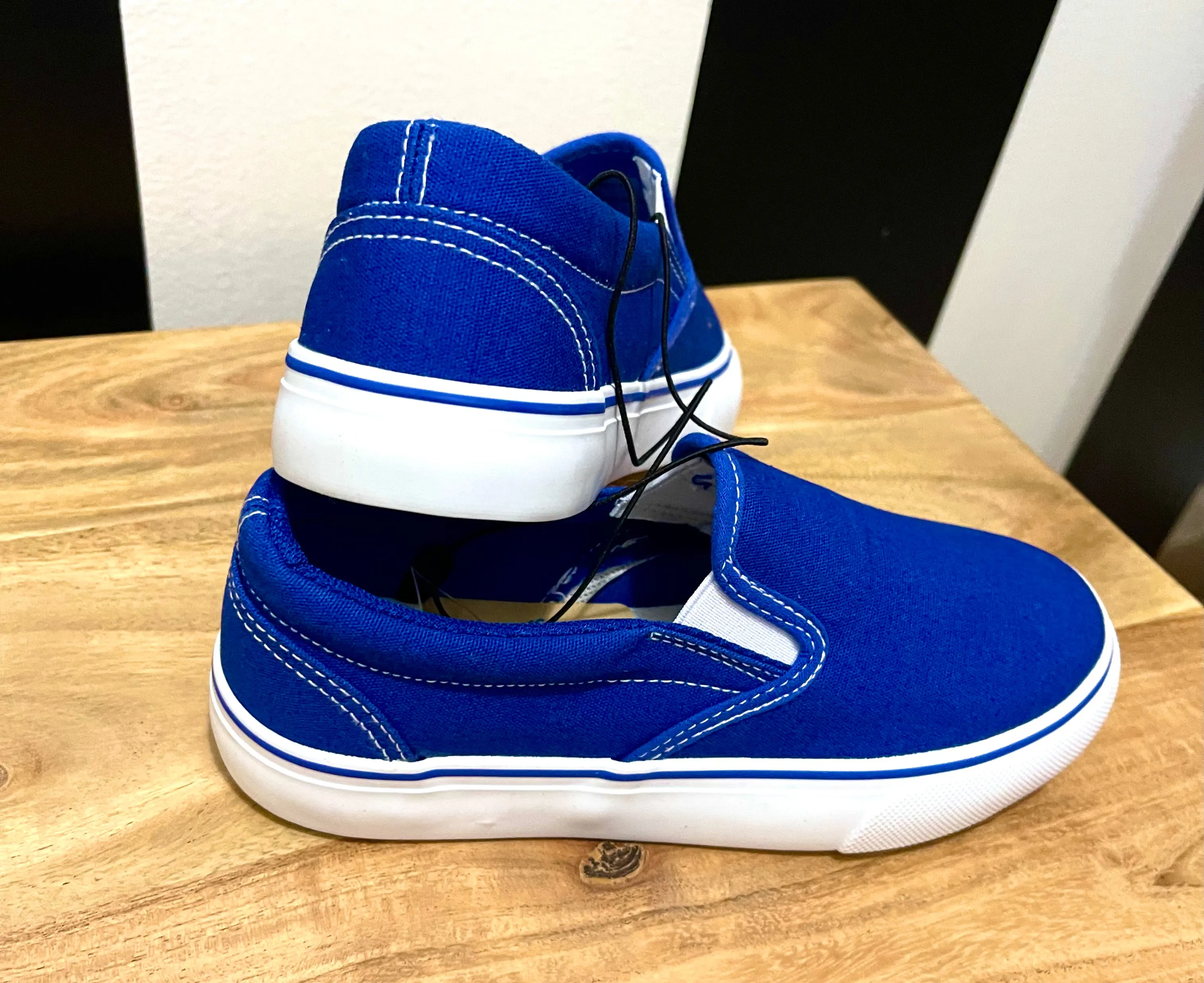 Blue Canvas Kicks- Little Kid 13
