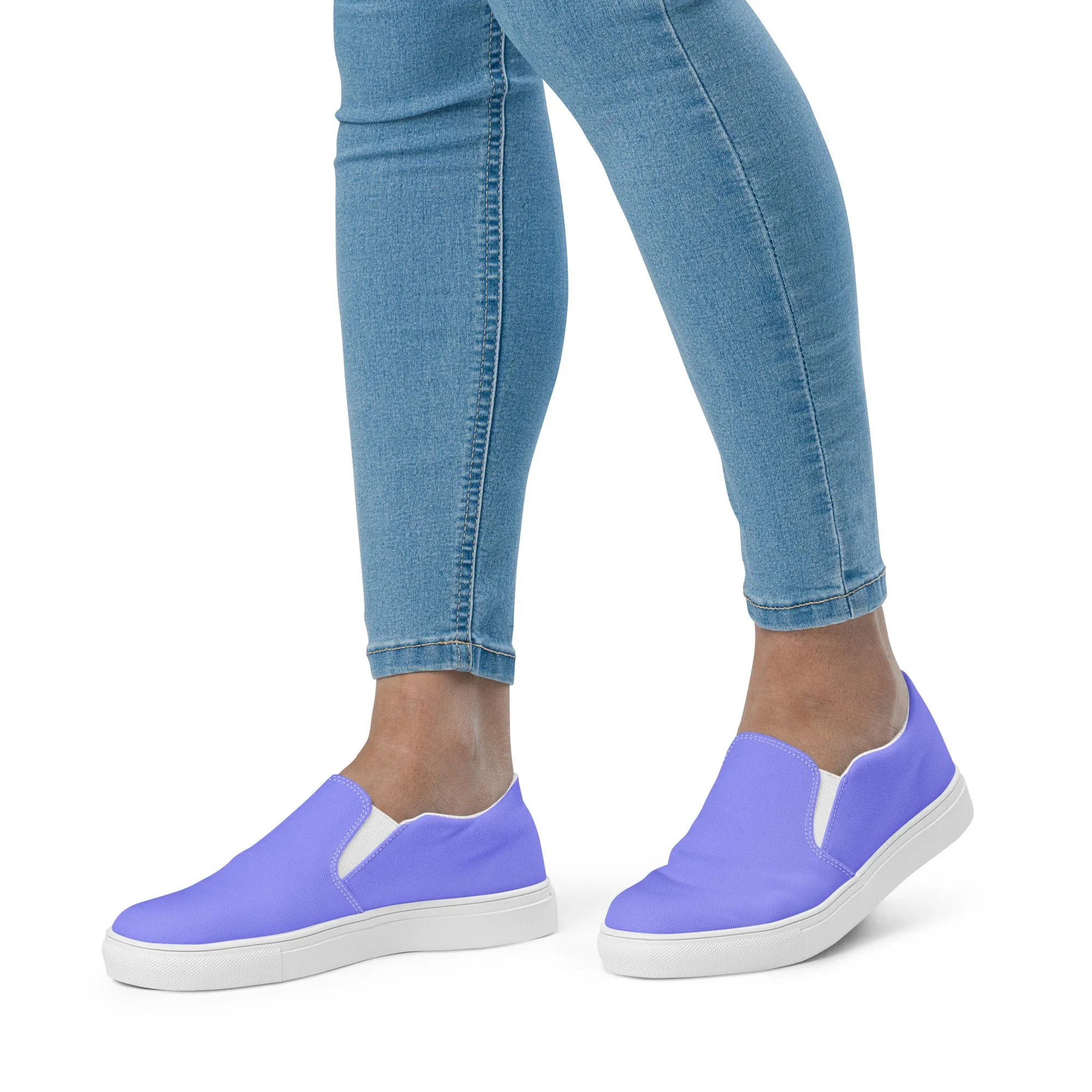 Blue Women’s slip-on canvas shoes