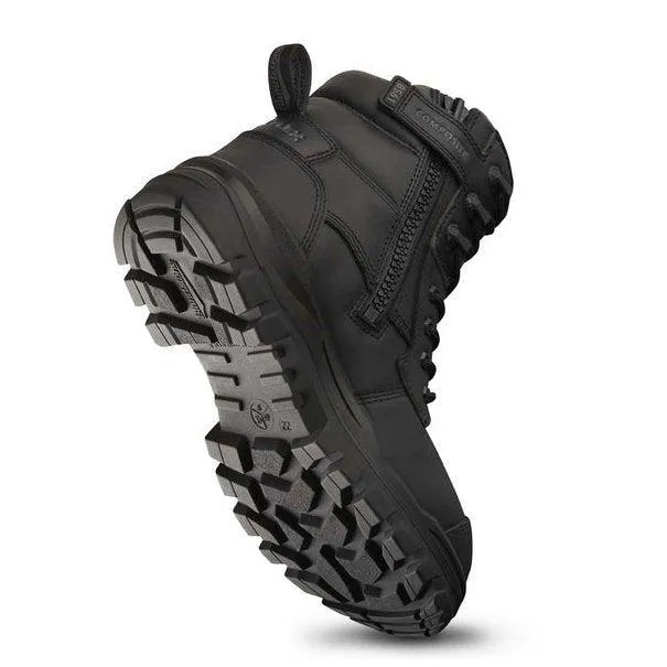 Blundstone RotoFlex Black Water-Resistant Zip Side Safety Boot - 8561