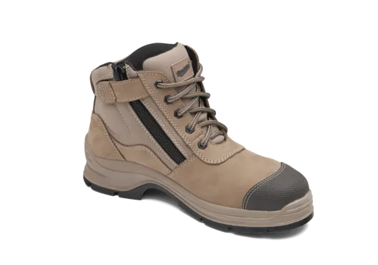 Blundstone Stone-Nubuck lightweight side zip