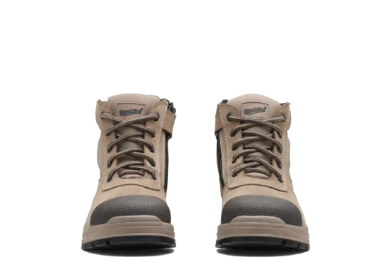 Blundstone Stone-Nubuck lightweight side zip