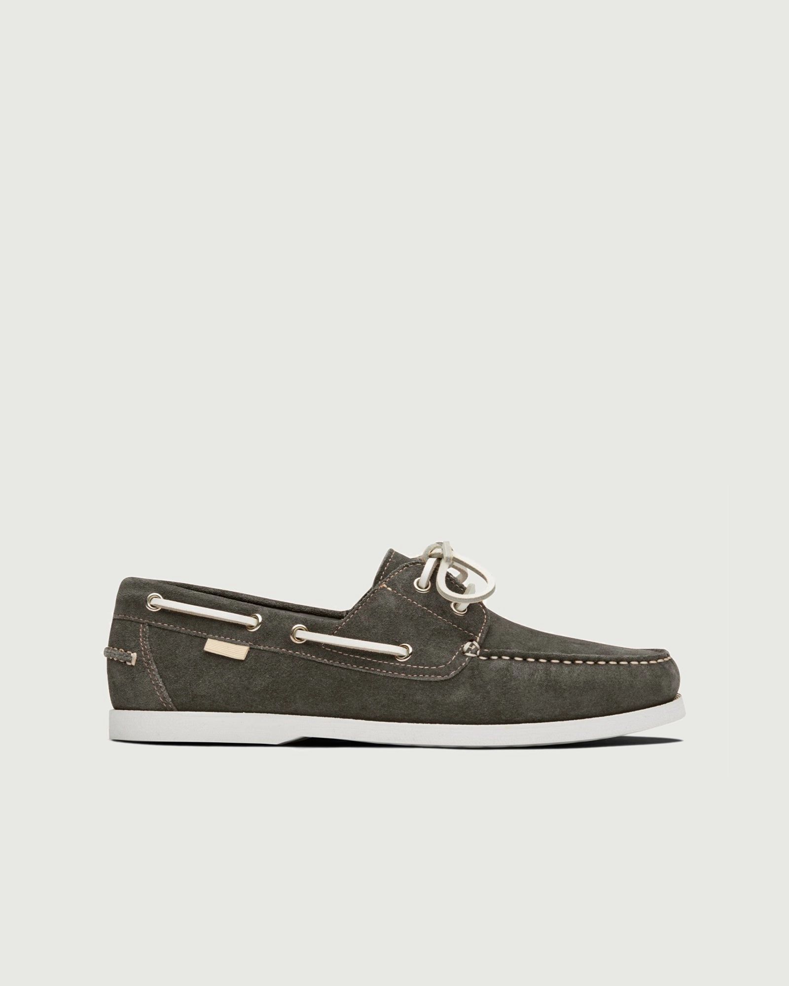 Breathable mesh design animal-print Boat | Slate