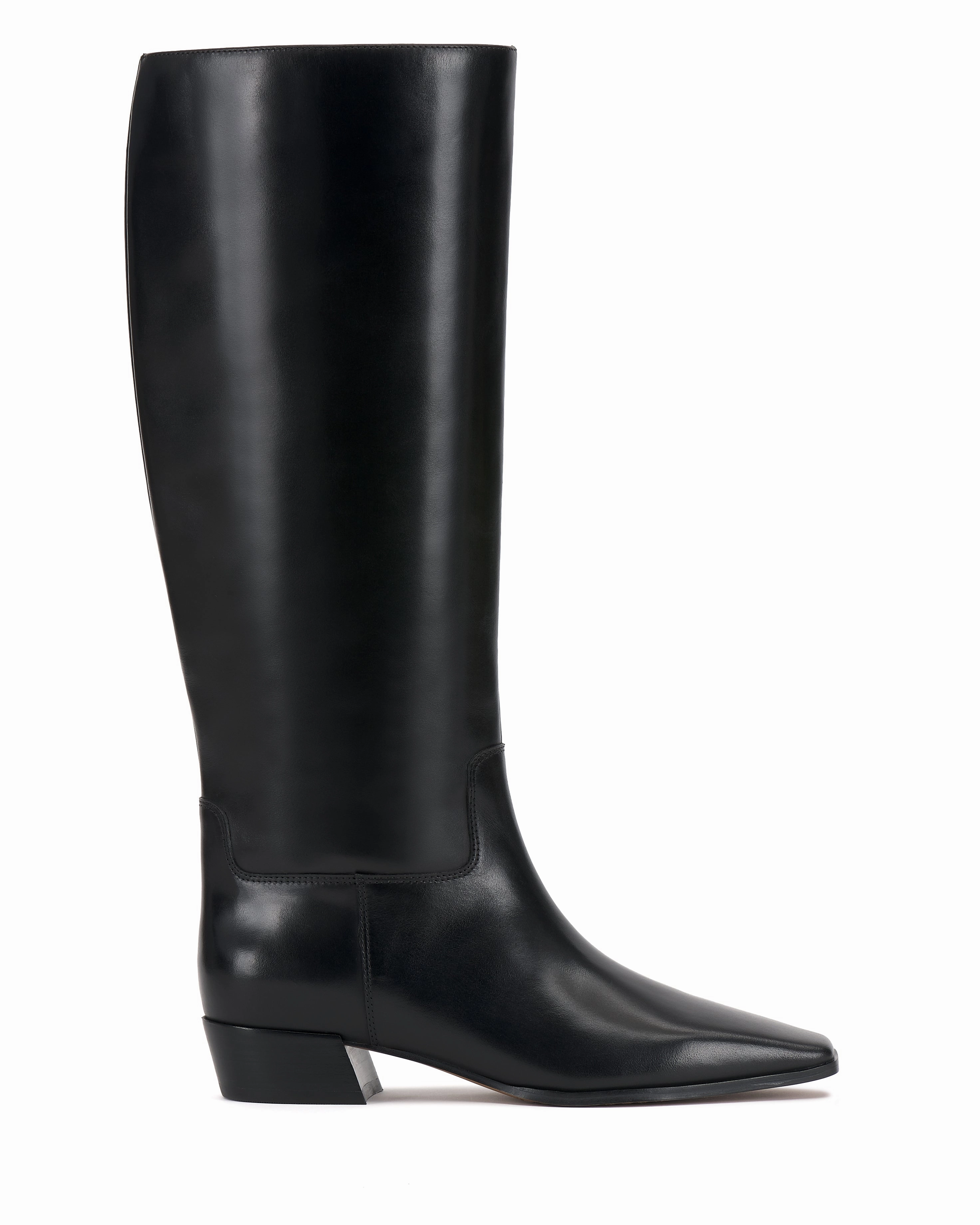 Gold Tone Pavla Wide Calf Knee High Boot