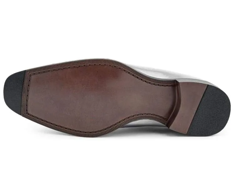 Bolano Bandit White Men's Oxford Croco Dress Shoes