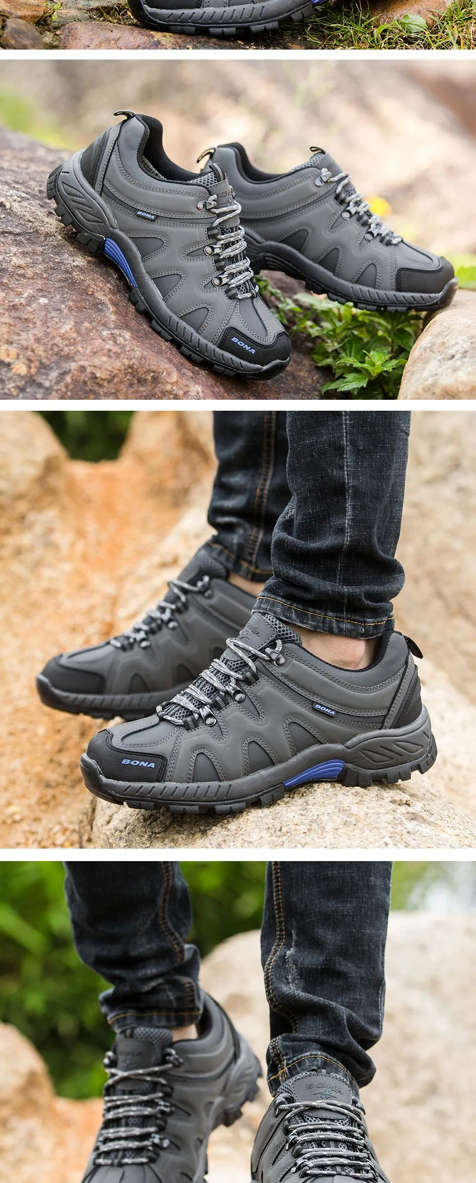 Bona Classics Style Men Hiking