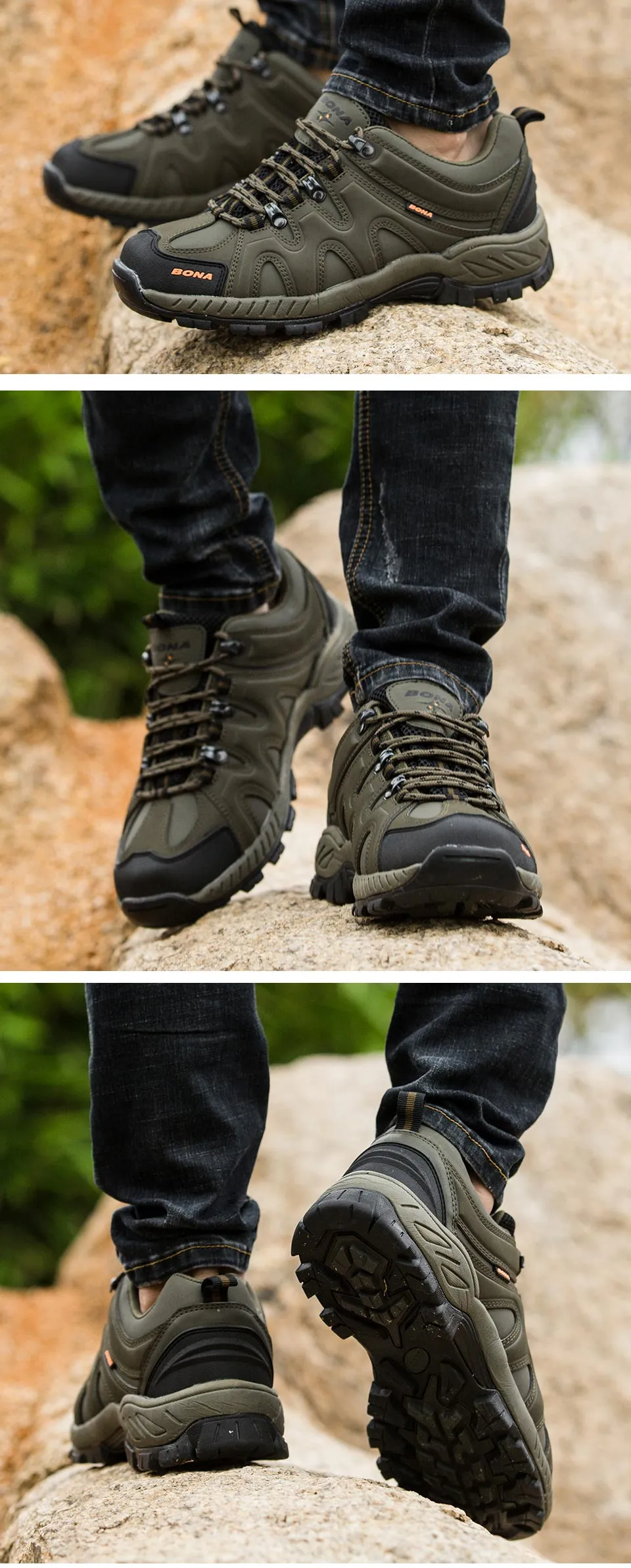 Bona Classics Style Men Hiking